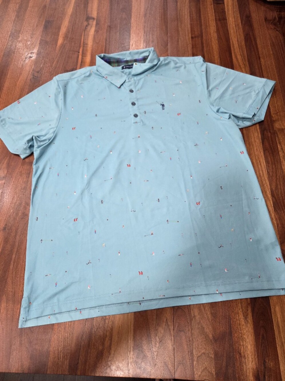 William Murry Not playing Around Caddy Shack GhostbusterMotif Golf Polo SZ XL